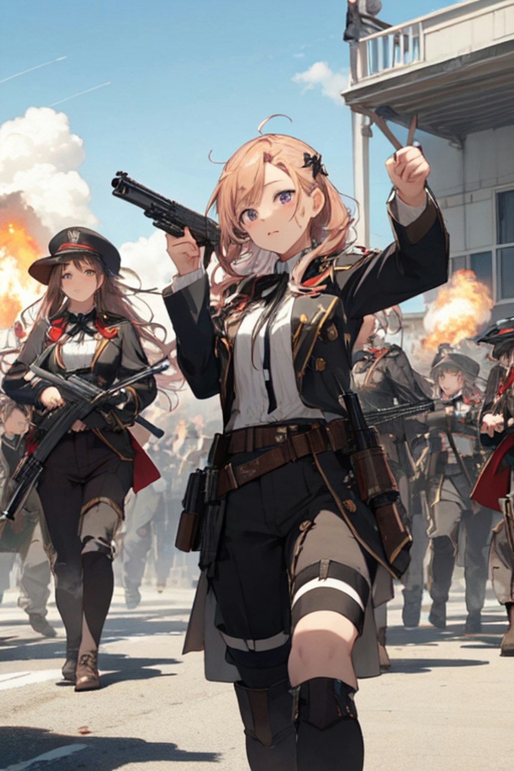 戦場アイドル　ミリタリーガールズ　戦闘ライブ