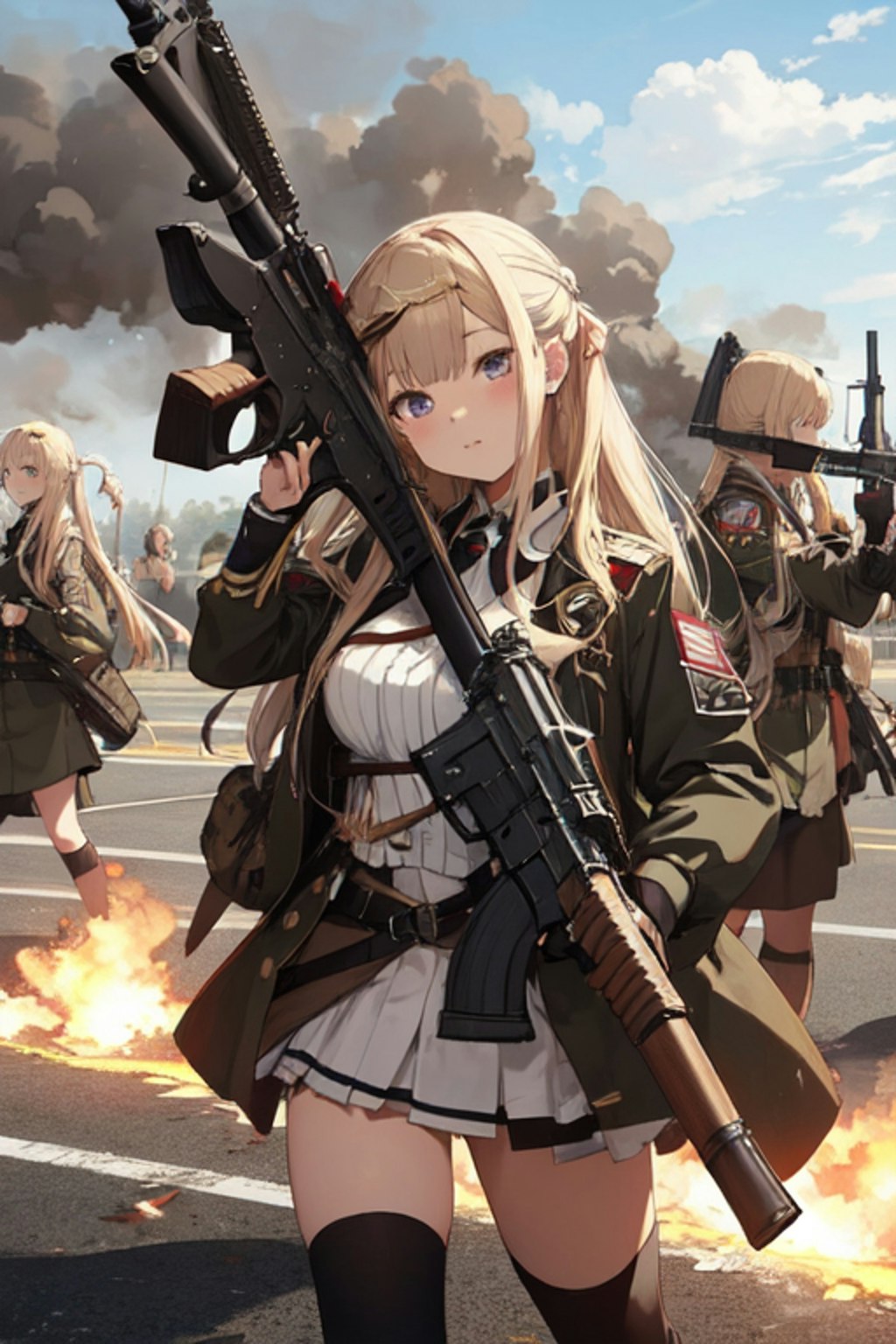 戦場アイドル　ミリタリーガールズ　戦闘ライブ