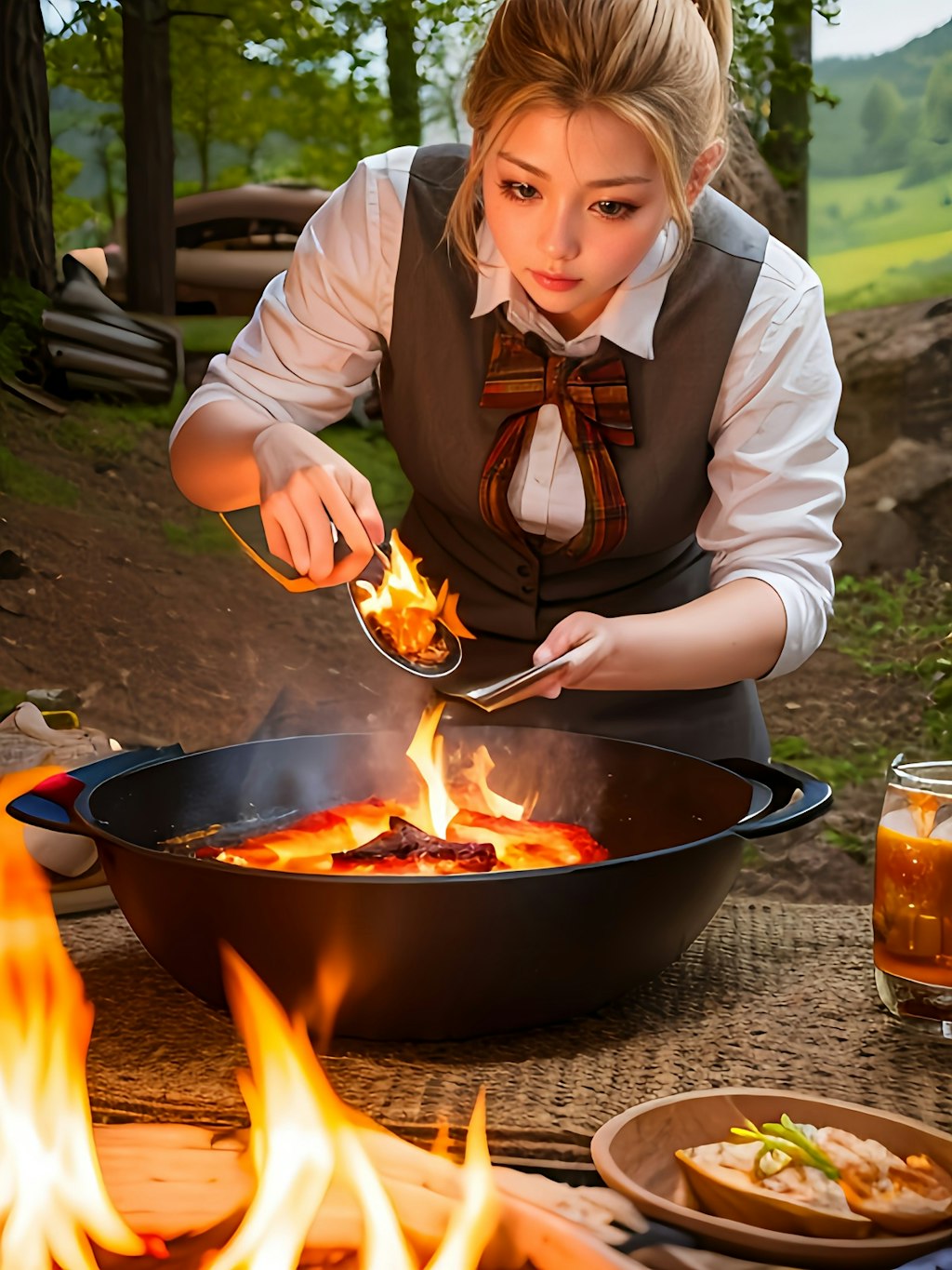 キャンプ飯