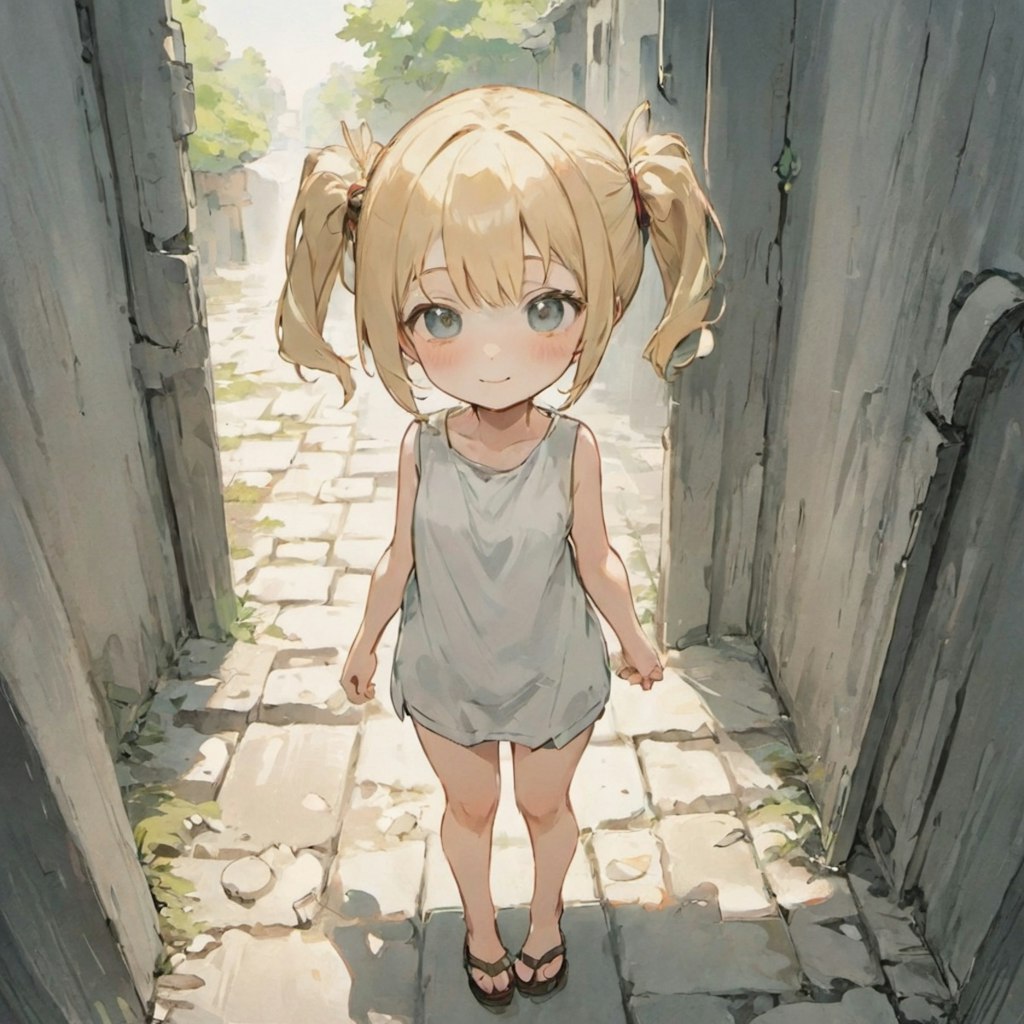 ファンタジー世界っぽいとこの女の子