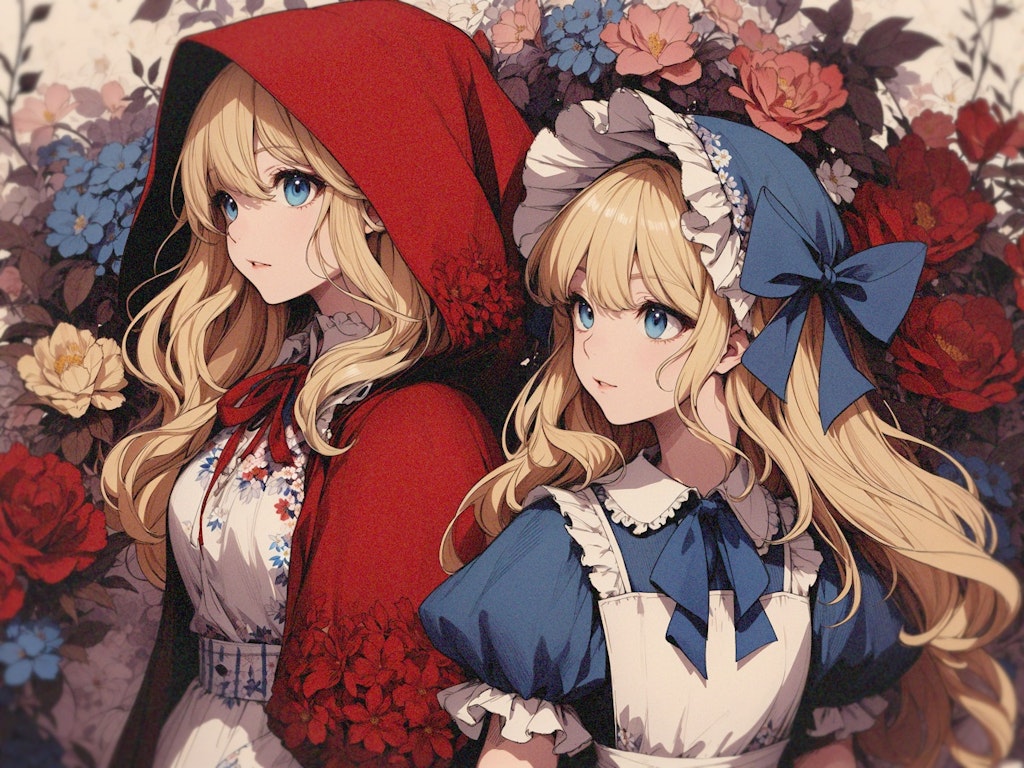 Little Red Riding Hood and Alice