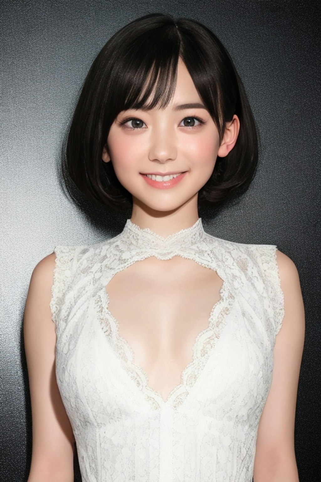 白ドレスとお姉さんと