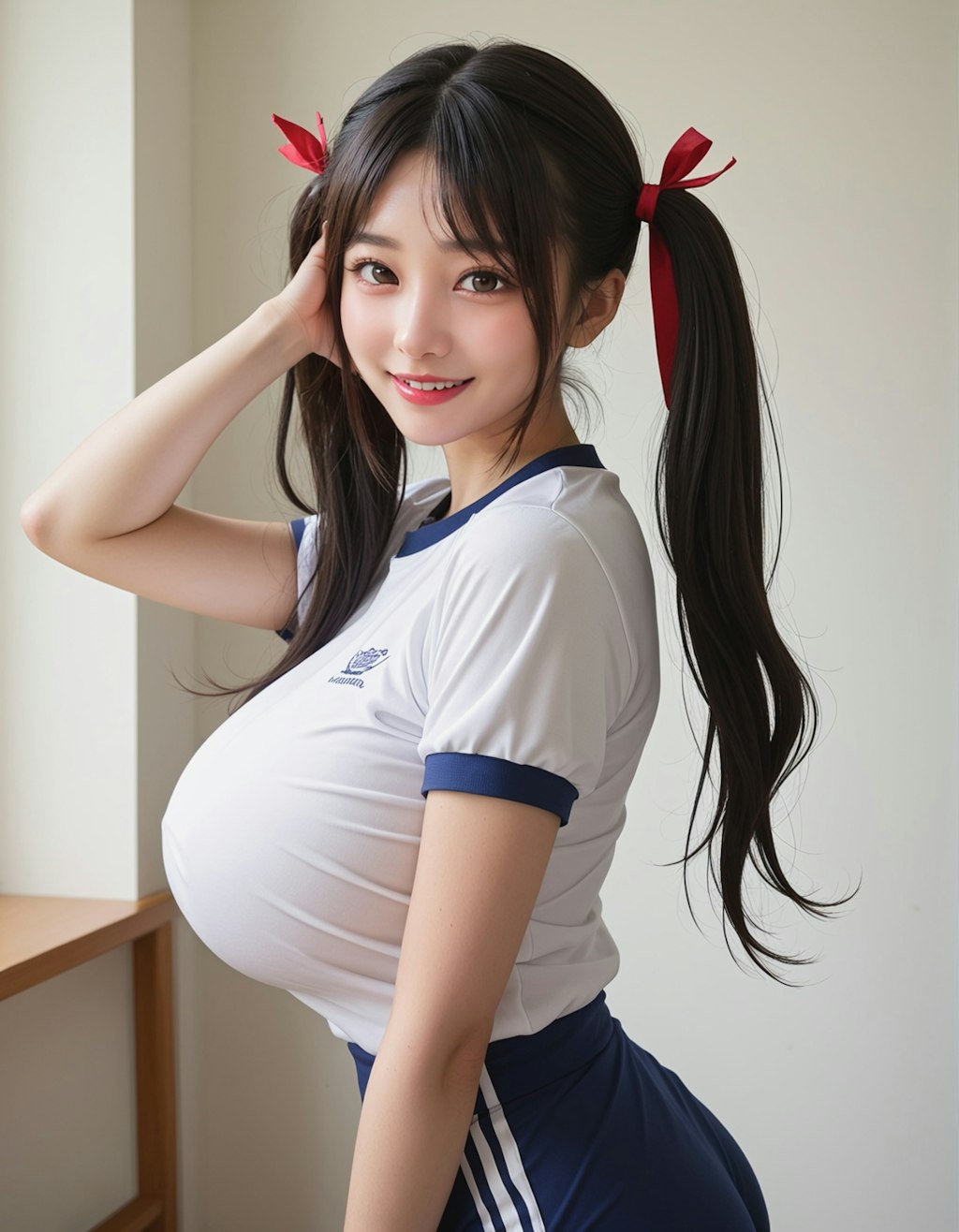 いろんなブルマのツインテール爆乳J系ちゃん