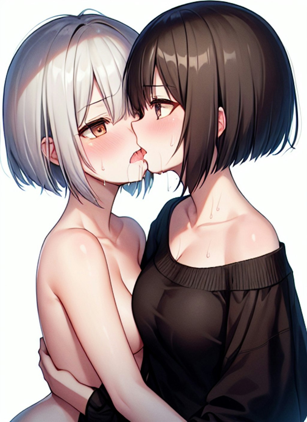 百合 キス