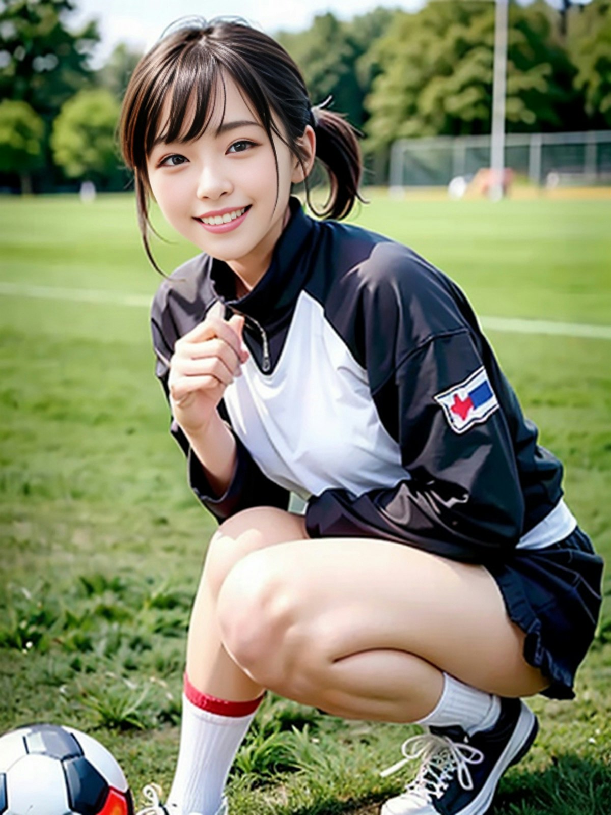 サッカー女子♡① | chichi-pui（ちちぷい）AIグラビア・AIフォト専用 ...