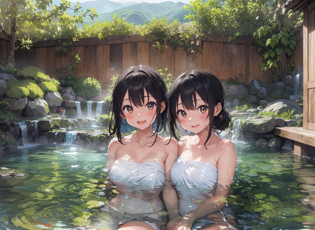 女子二人の温泉旅行