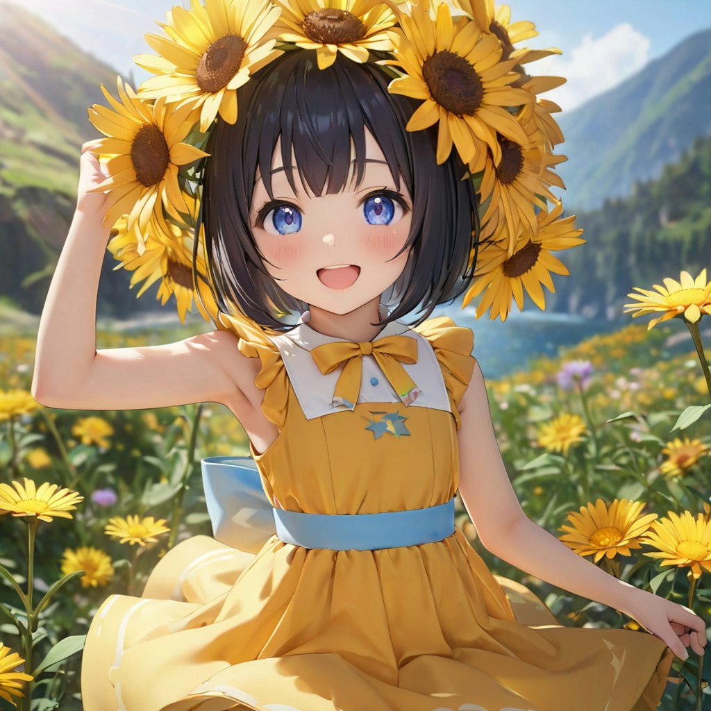 今日の誕生花はサンビタリア