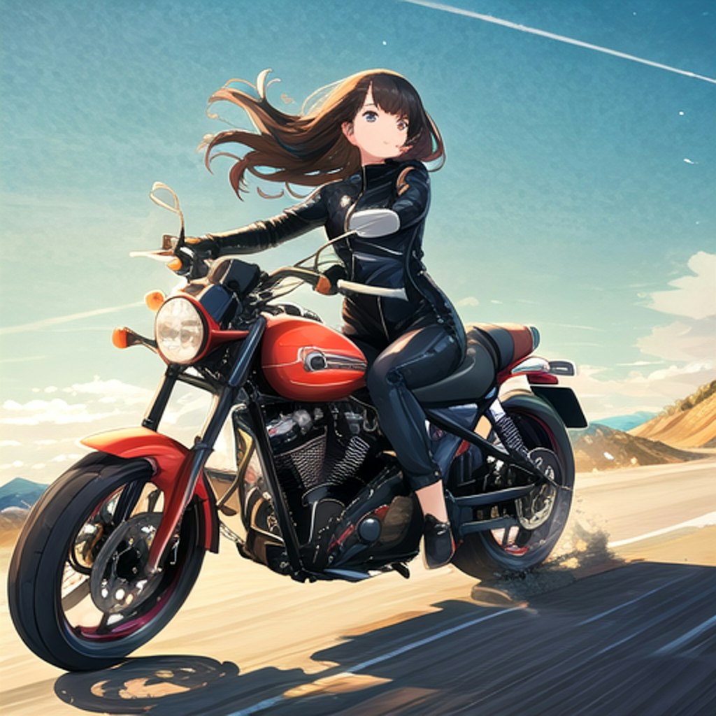 バイク好き彼女