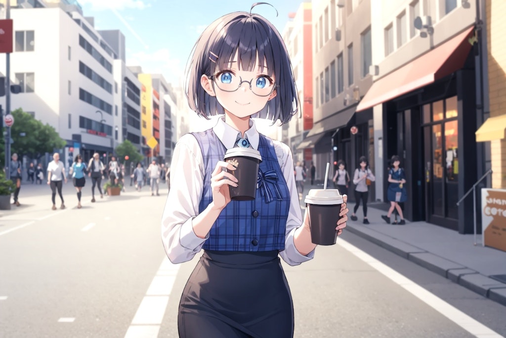 メガネちゃん👓の昼休み☕️