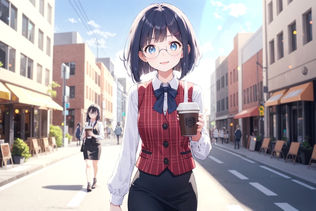 メガネちゃん👓の昼休み☕️