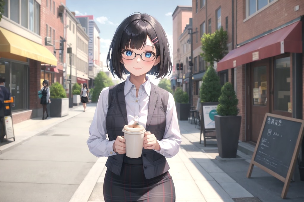 メガネちゃん👓の昼休み☕️