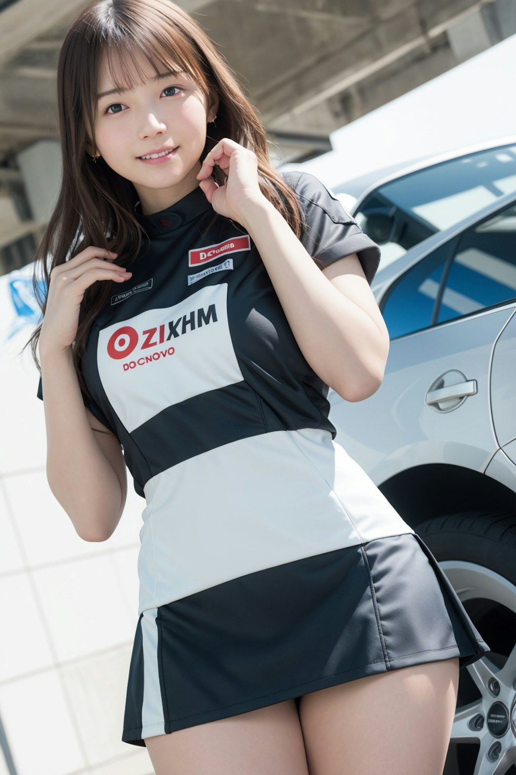 女性レーシングドライバー