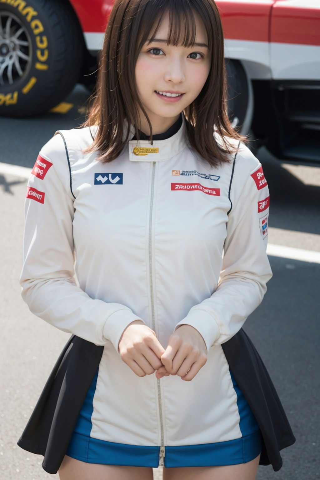 女性レーシングドライバー