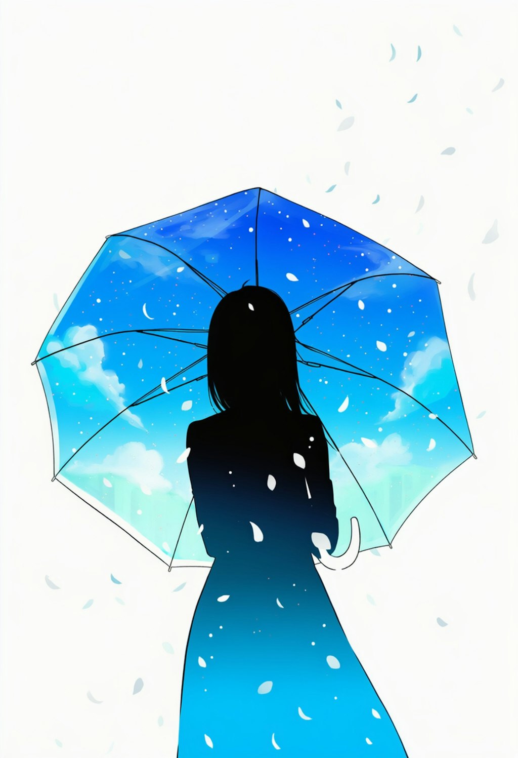 傘の中の蒼空
