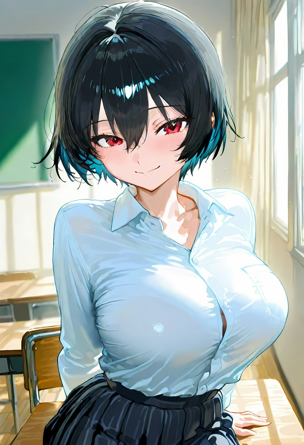ショート黒髪ちゃん