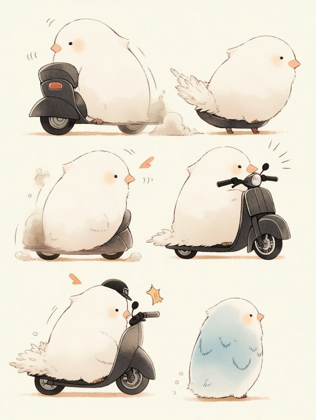 バイクの日(鳥)