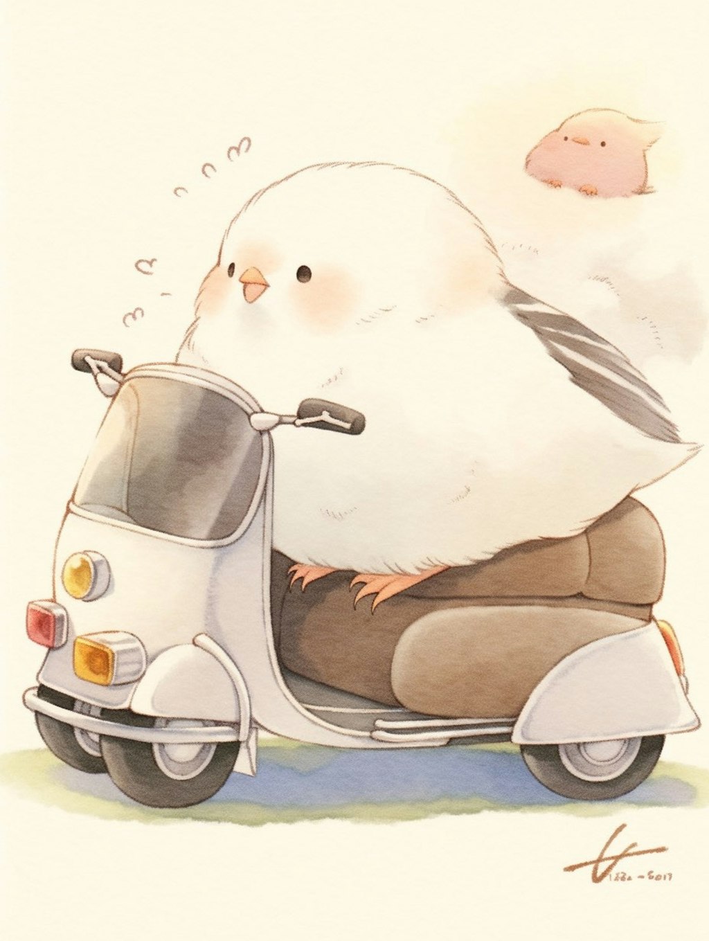 バイクの日(鳥)