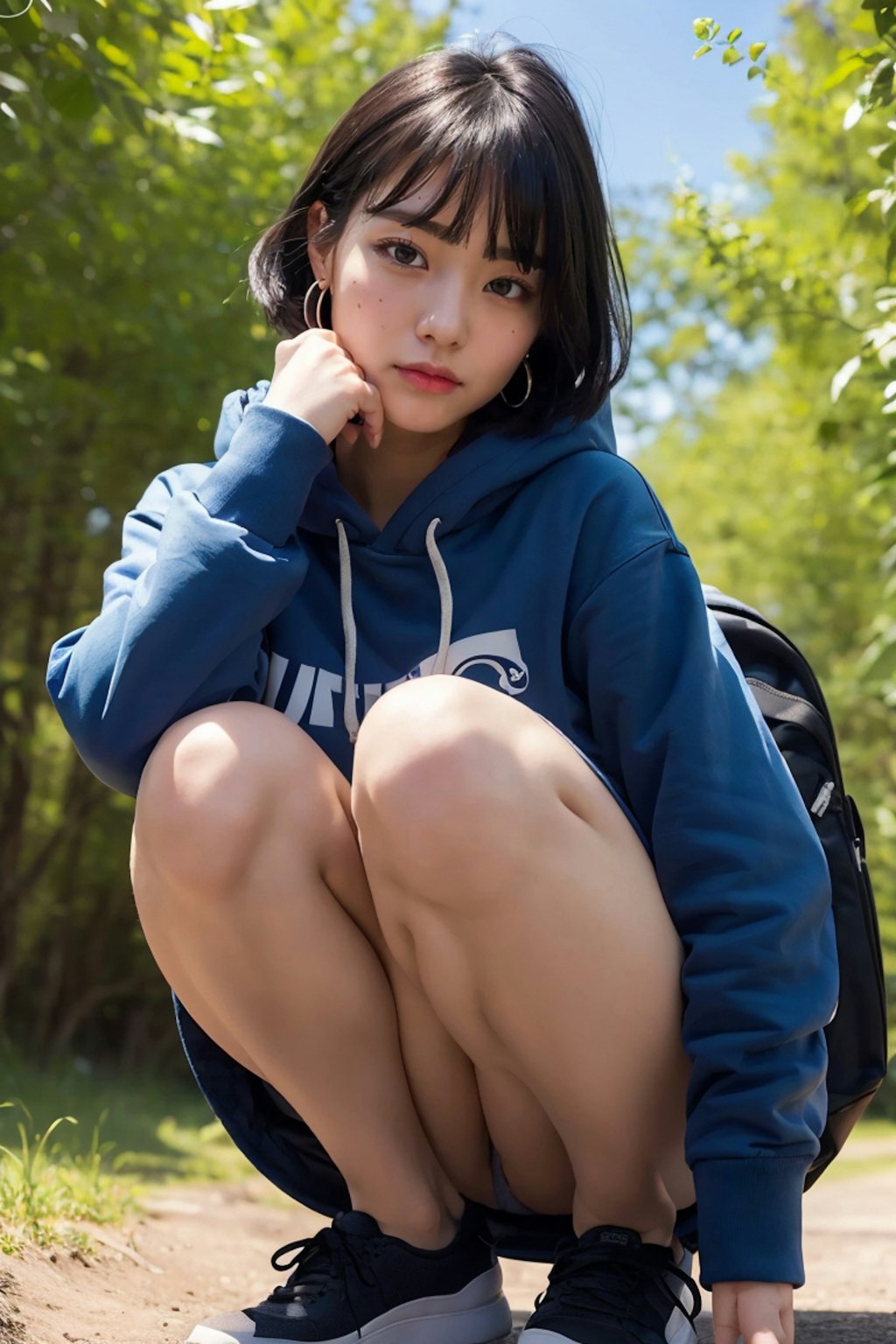 【12枚】ねぇお兄さん、そんな所で寝っ転がって何してるの？