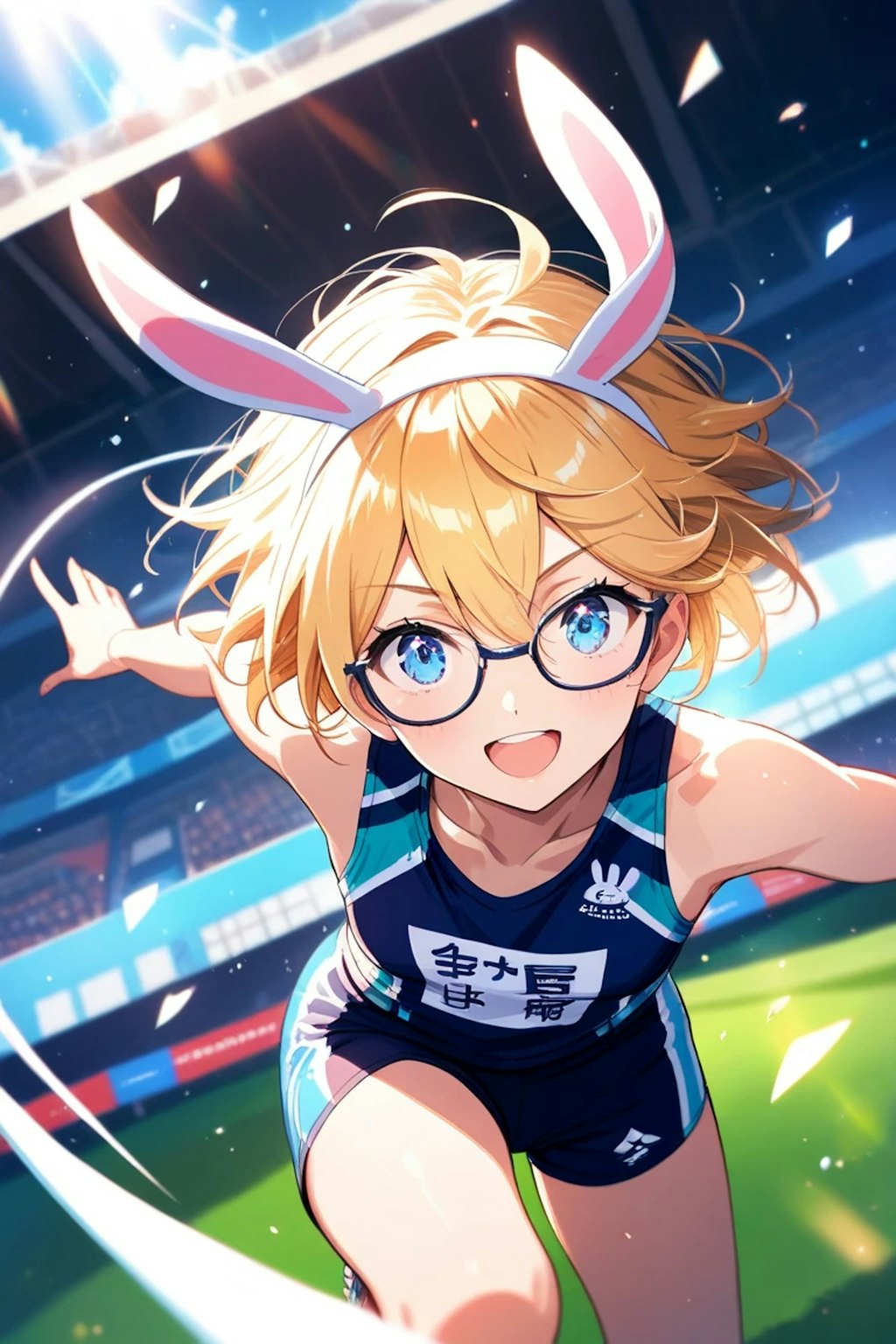 うさぎのように走る❗跳ぶ‼️