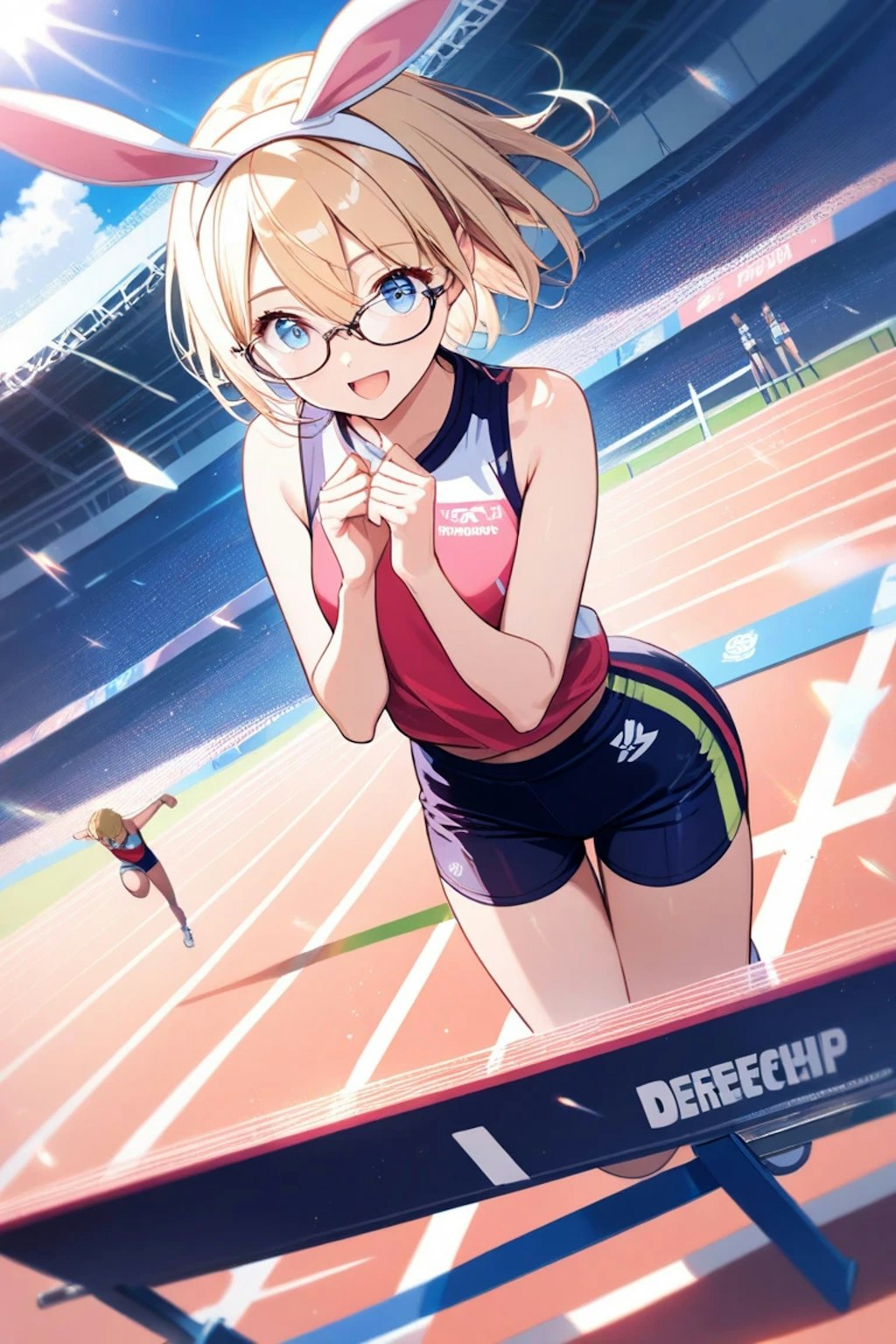 うさぎのように走る❗跳ぶ‼️