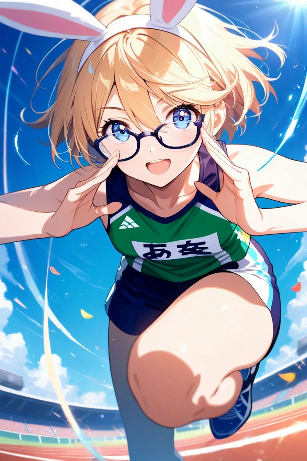 うさぎのように走る❗跳ぶ‼️