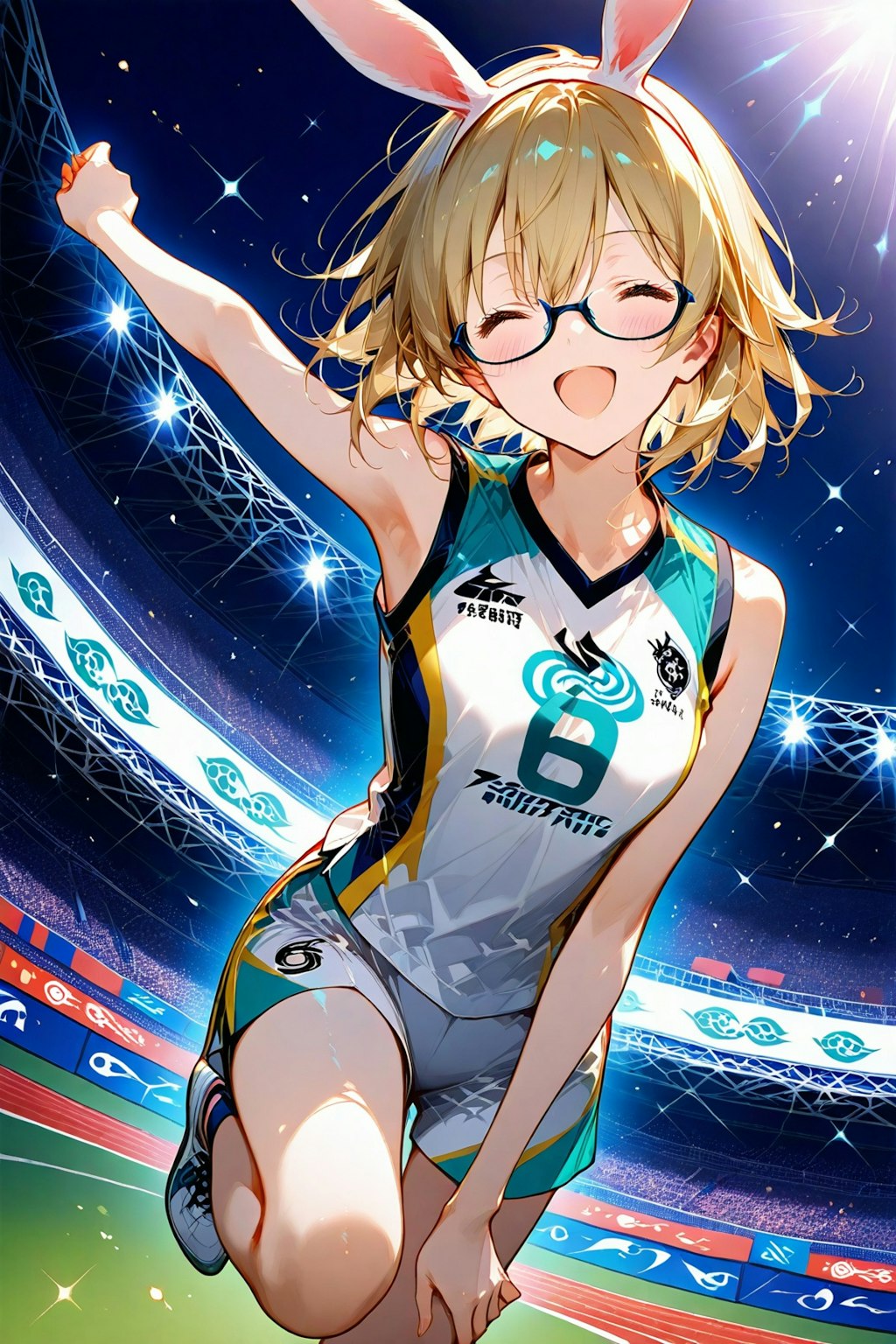 うさぎのように走る❗跳ぶ‼️