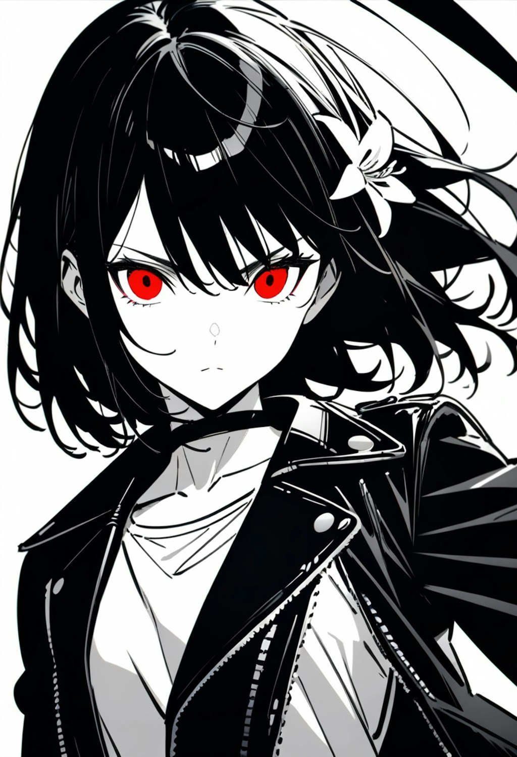 Red Eyes Black Hair