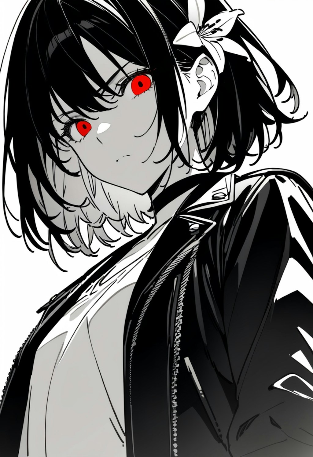 Red Eyes Black Hair