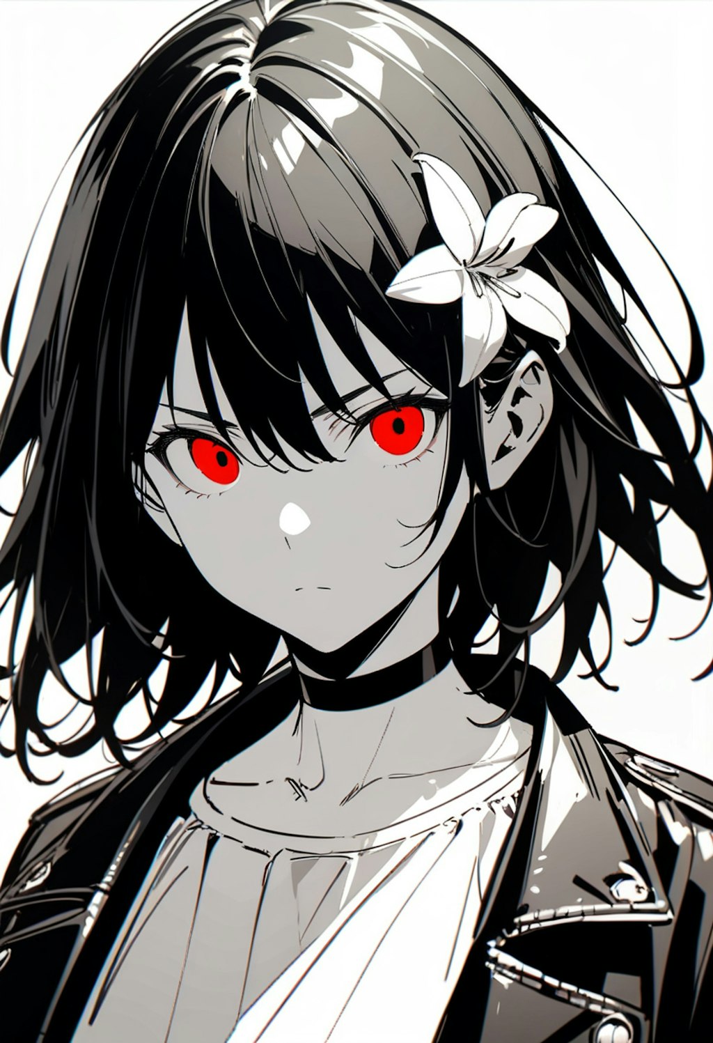 Red Eyes Black Hair