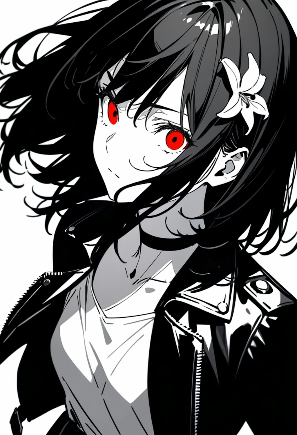 Red Eyes Black Hair