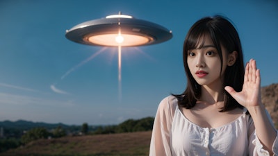Lina found UFO