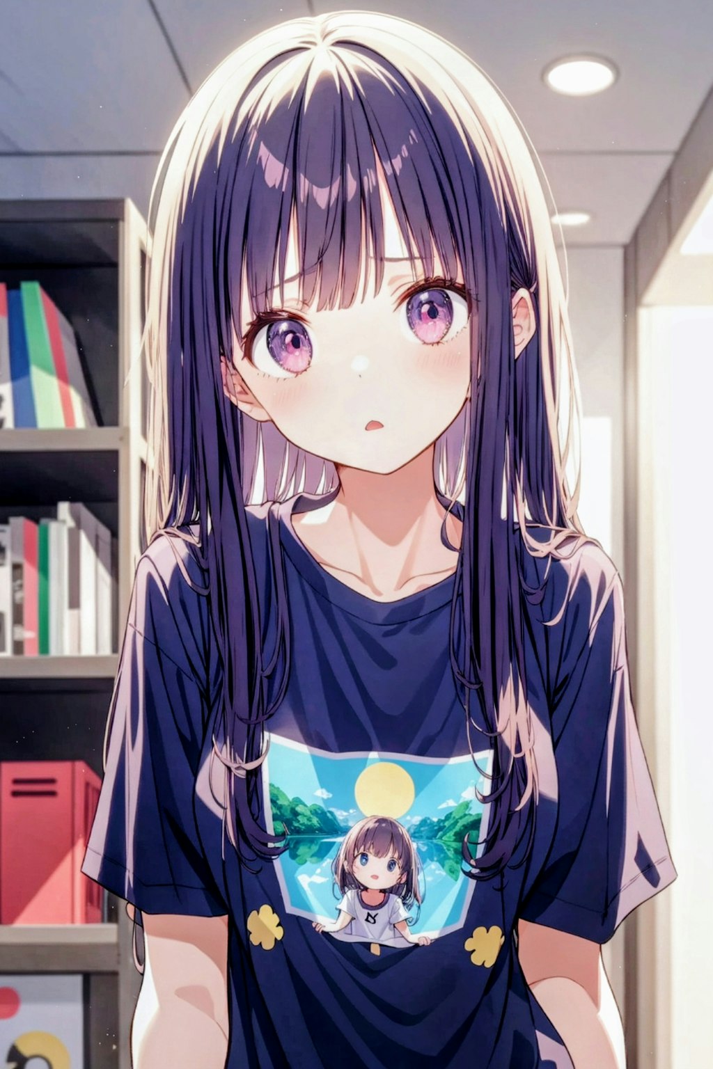 ダサかわいいTシャツ着た#AQUA＋#HALO姉やん