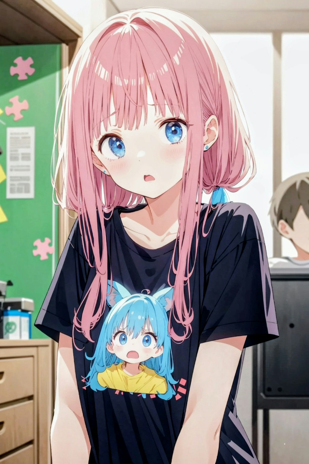 ダサかわいいTシャツ着た#AQUA＋#HALO姉やん