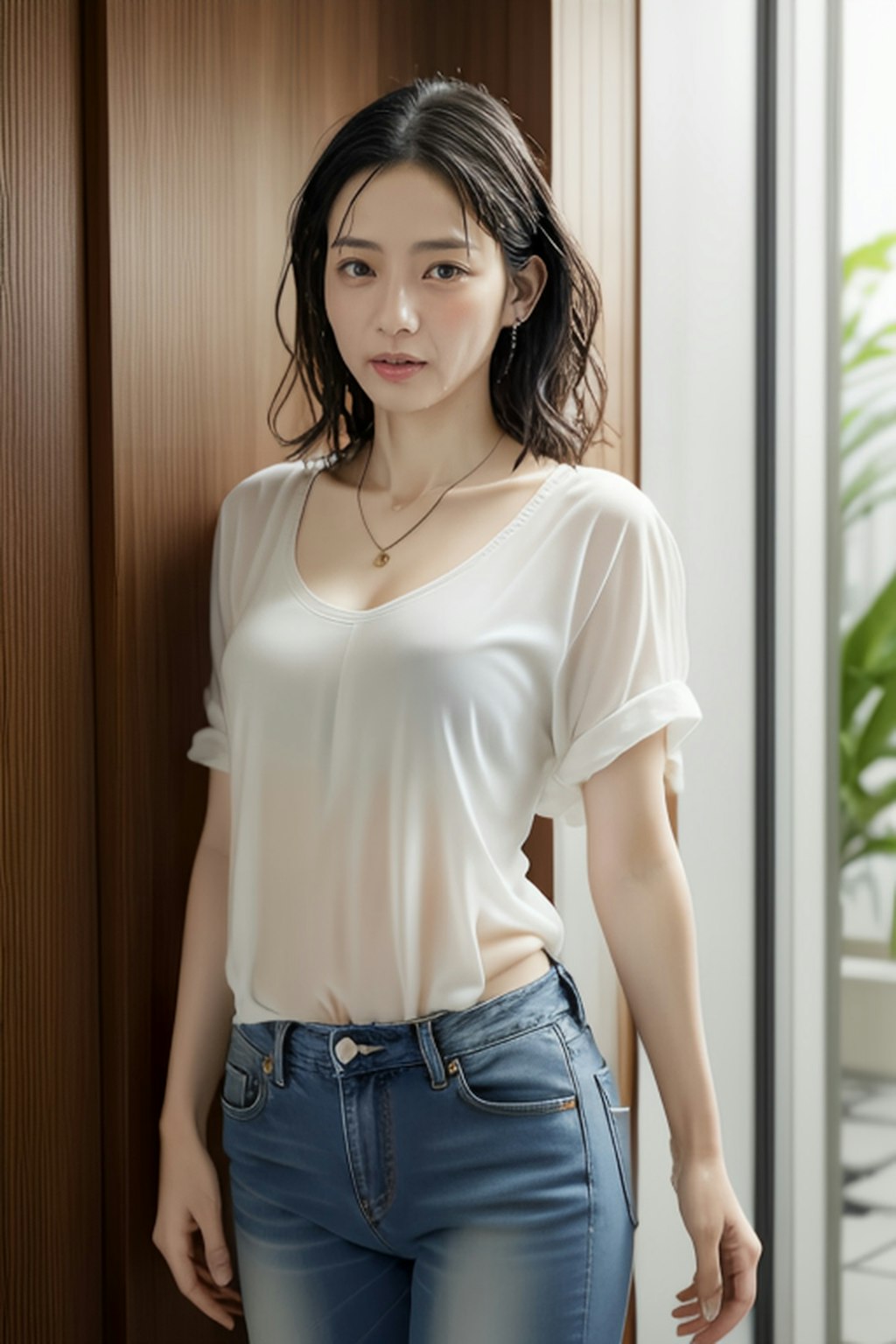 熟女濡れTシャツ　KN-3