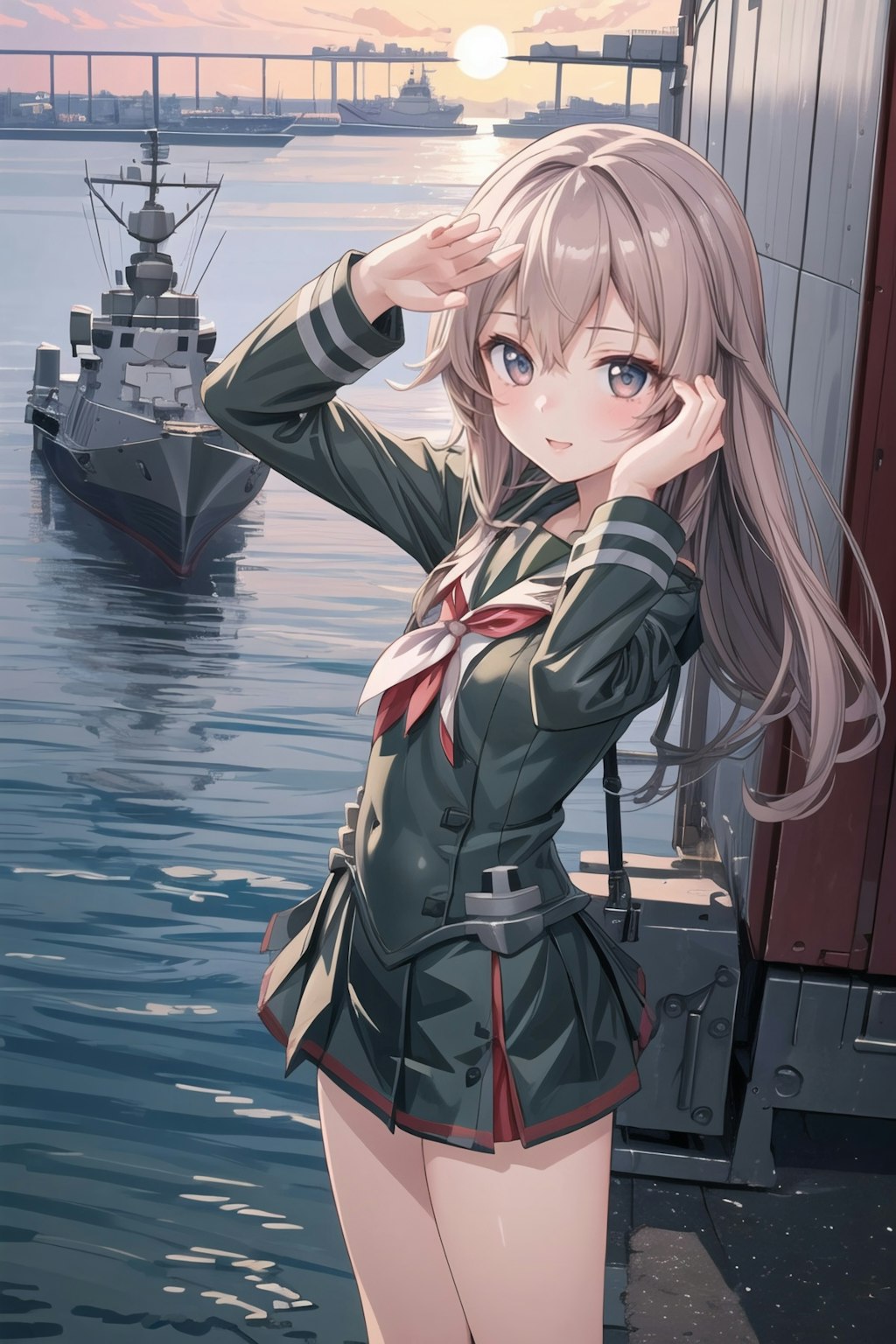 艦娘風の少女達