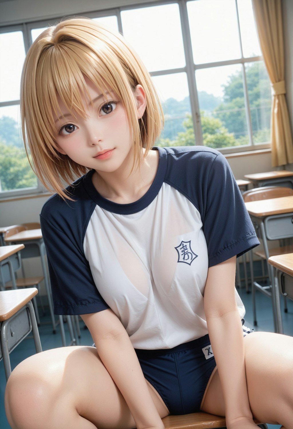 この子の、制服、体操服、スクール水着を見せます(笑)