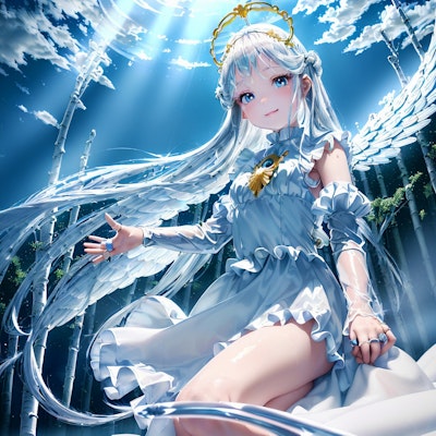 白樺の森の天使