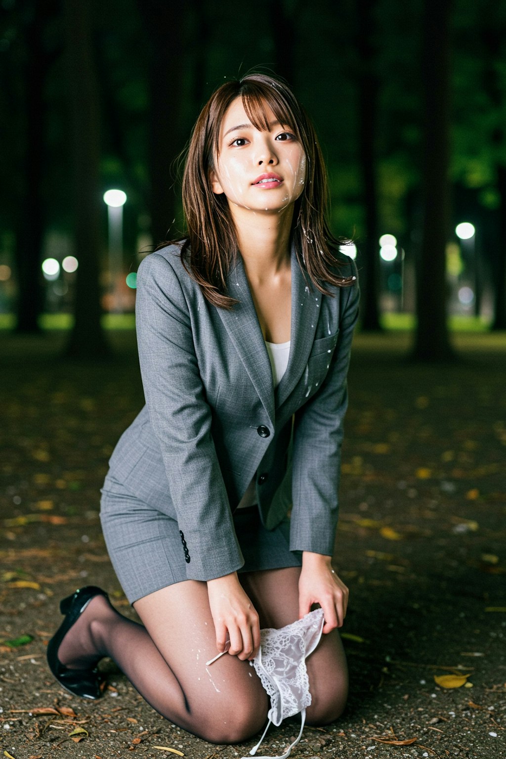 【破廉恥スーツ】先輩OLに痴女られ、何度も射精した僕…