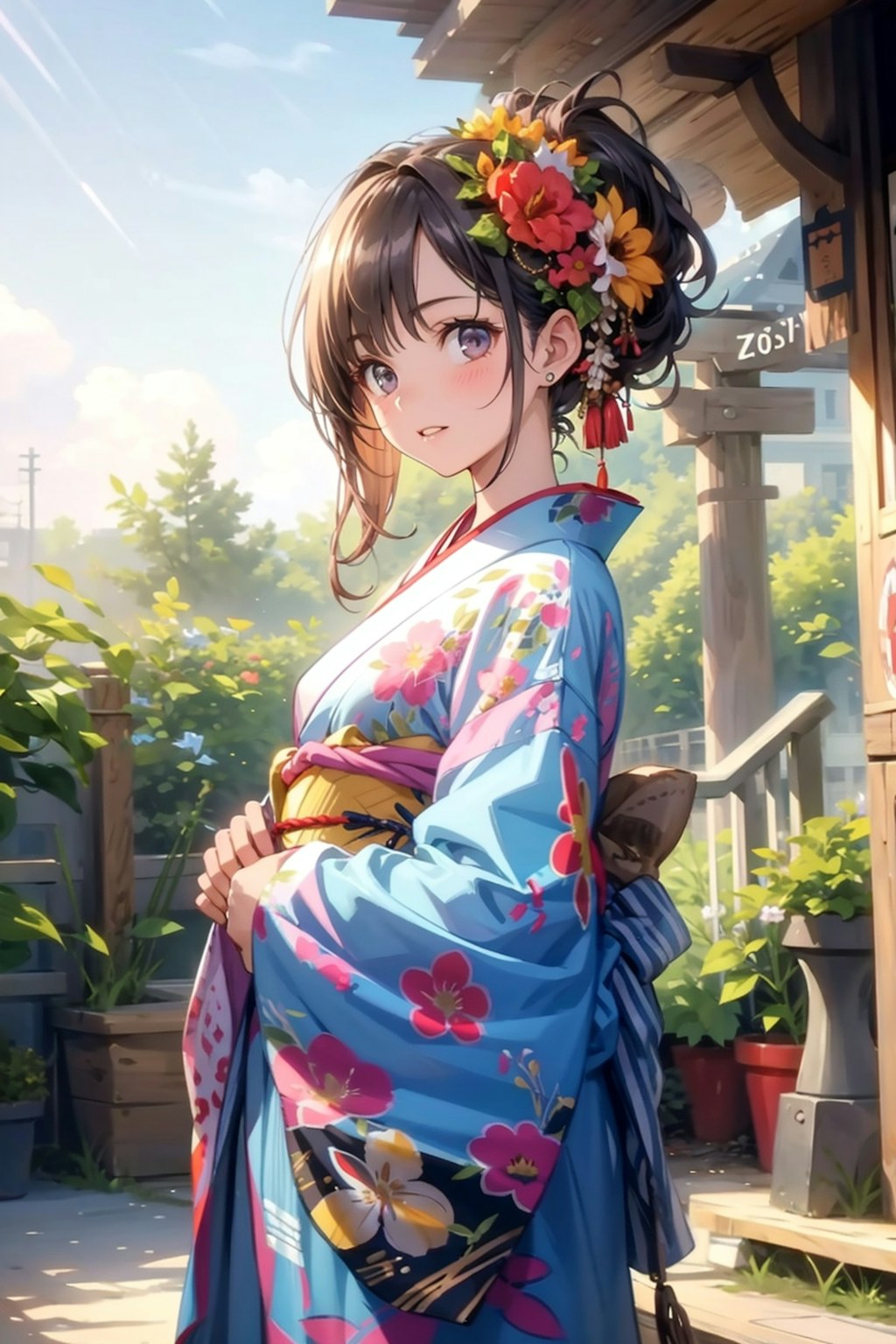 TOPAZ:kimono girl