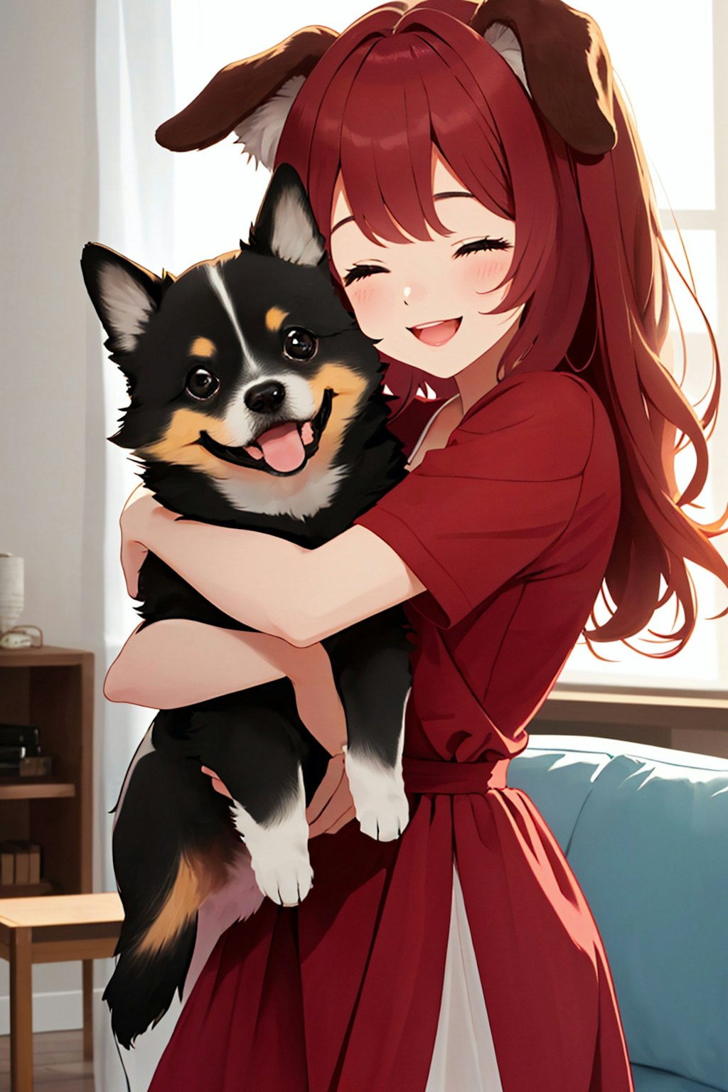 ウキウキ犬娘さん