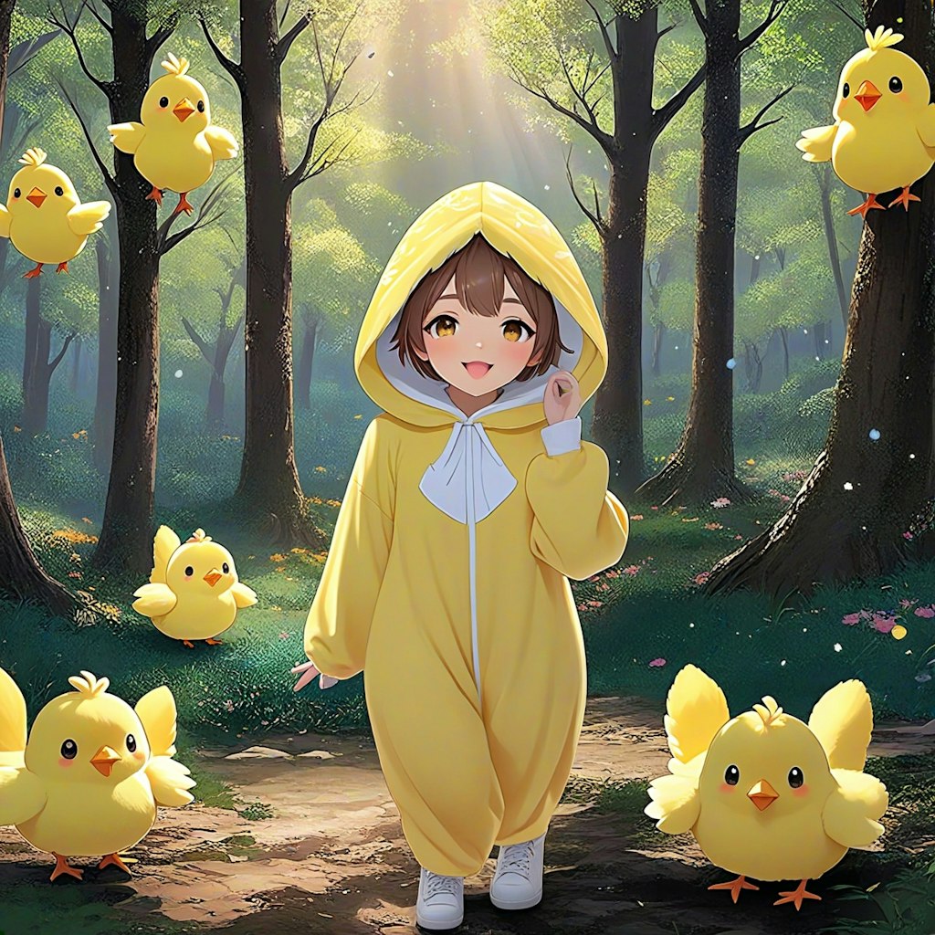 着ぐるみで遊ぼうよ💕(*^▽^*)🐤