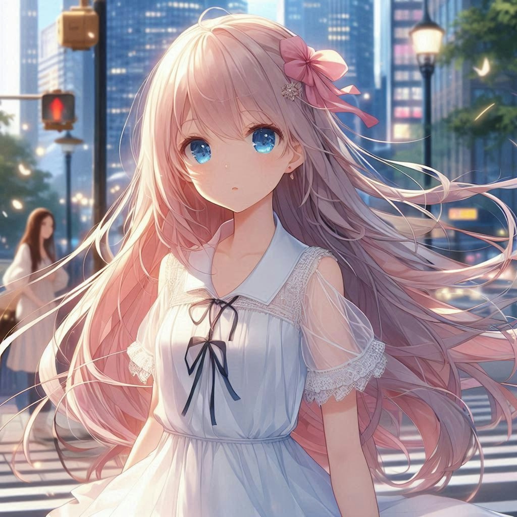 都会の女の子 city girl