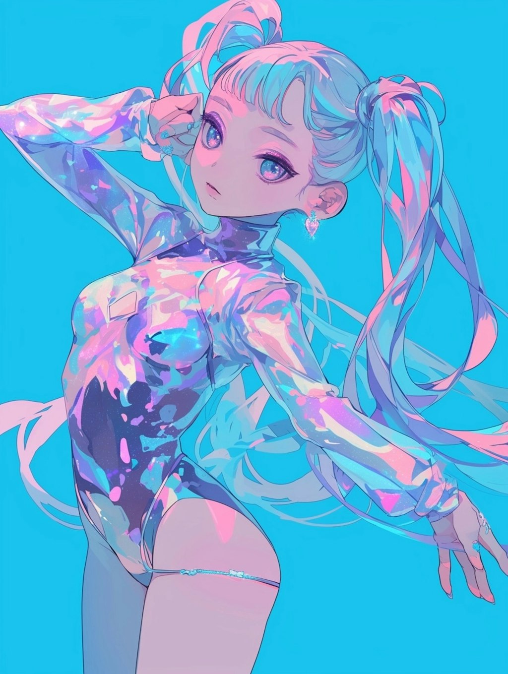 Holographic leotard