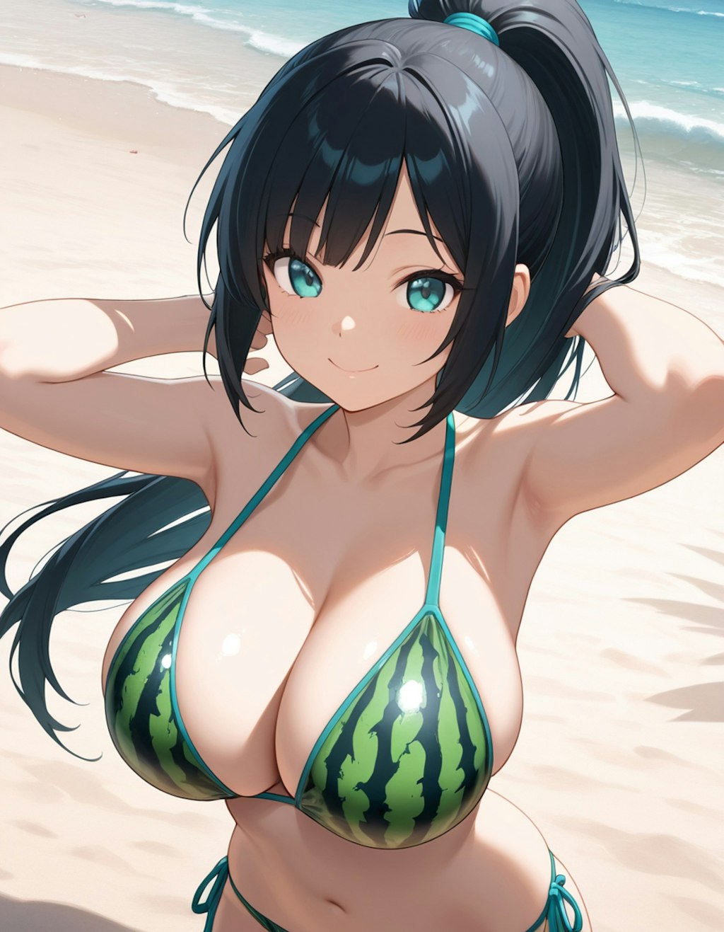 スイカ２つ