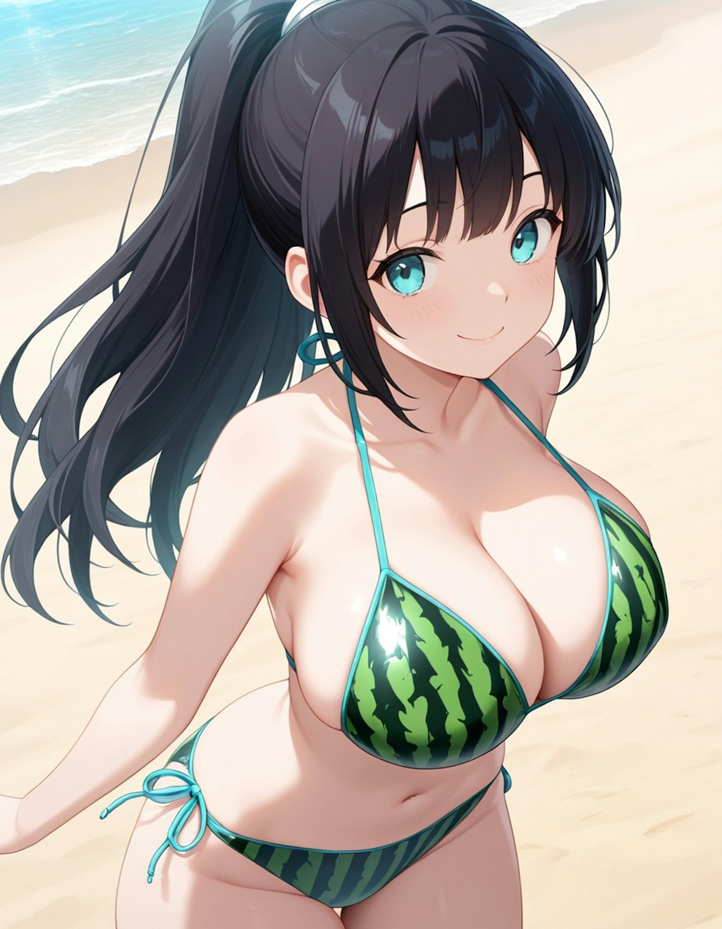 スイカ２つ