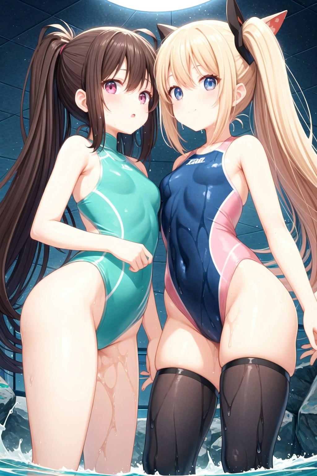 Cute swimsuit babes