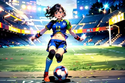 全力サッカー少女6