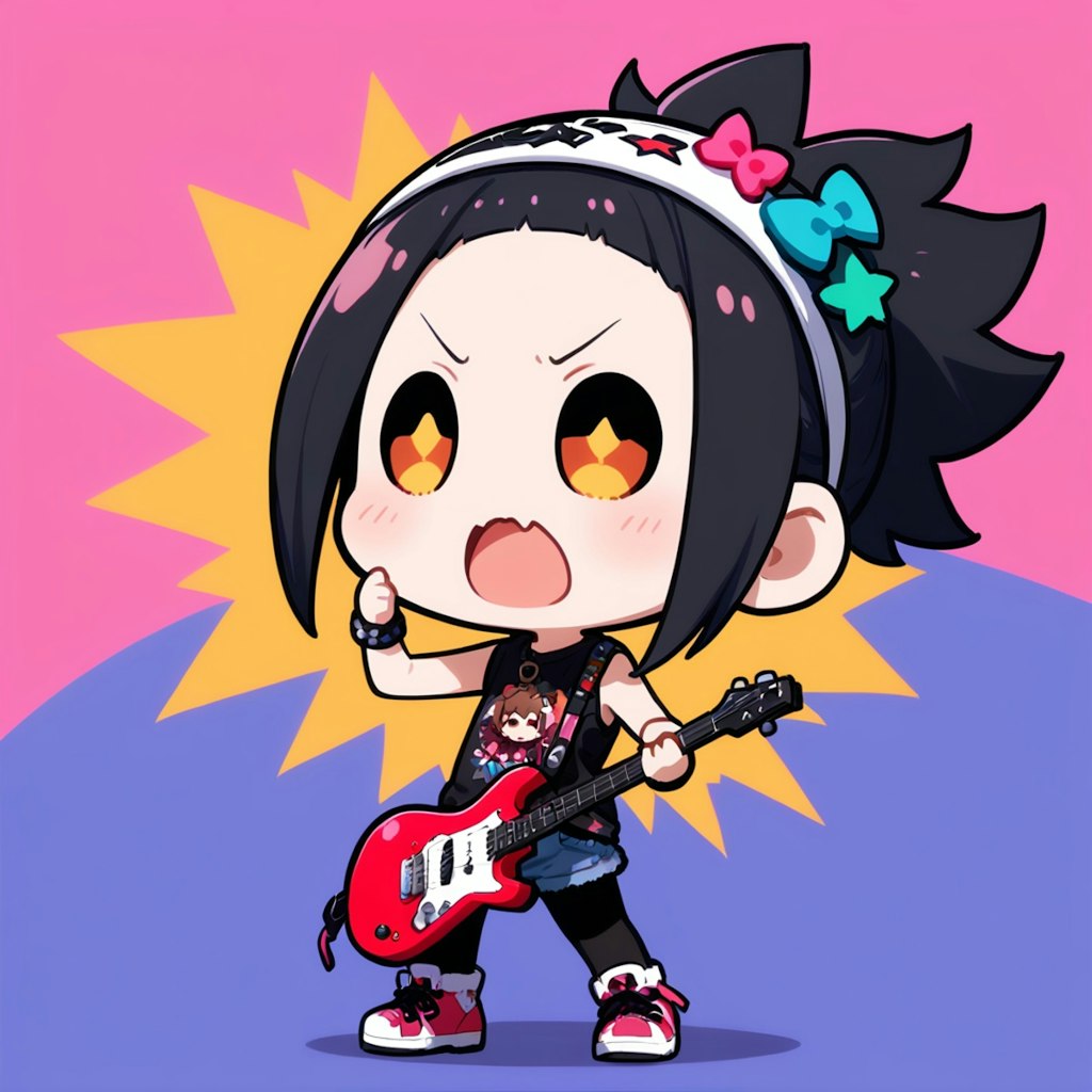 Chibi character rocker, shout ??