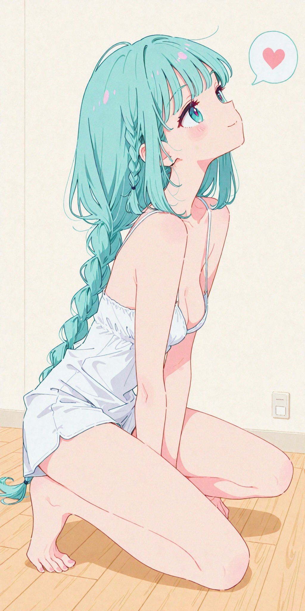 座っているイラスト