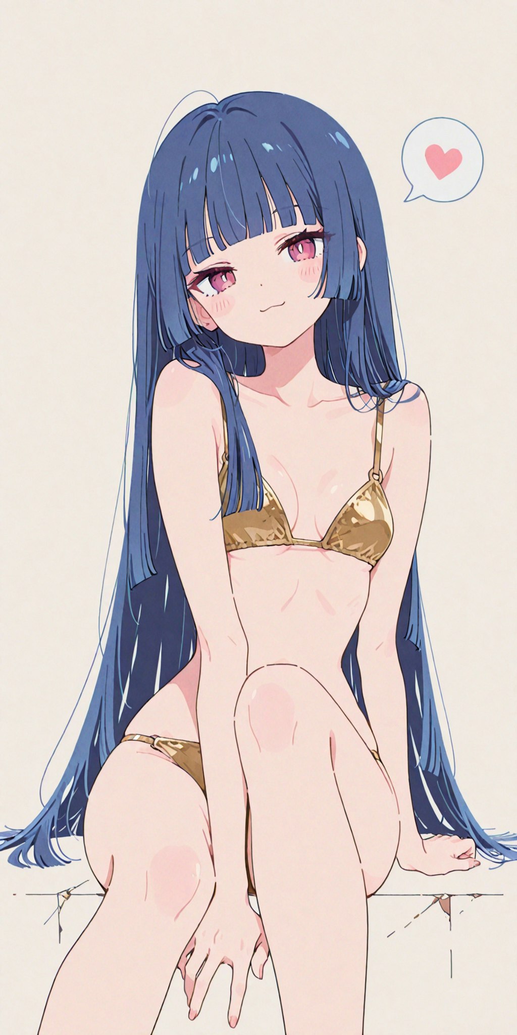 座っているイラスト